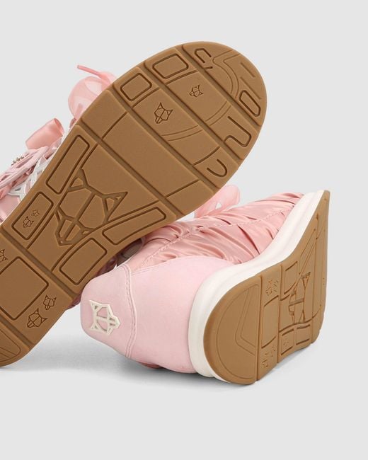 Naked Wolfe Pink Expensed Satin Scrunch
