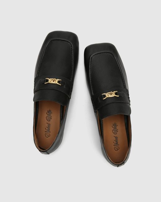 Naked Wolfe Black Rover Loafer Leather