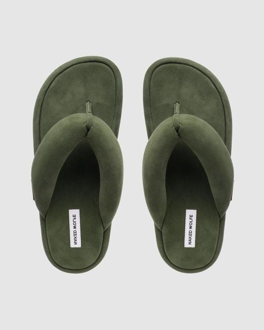 Naked Wolfe Green Hilary Suede