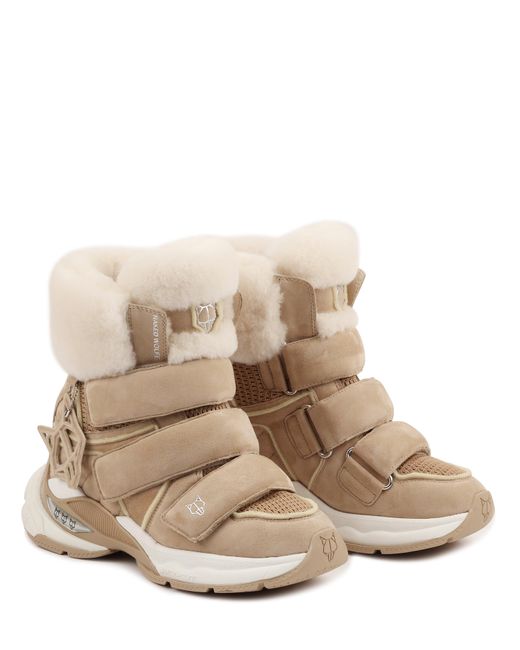 Naked Wolfe Natural Summit Sand Suede Mesh
