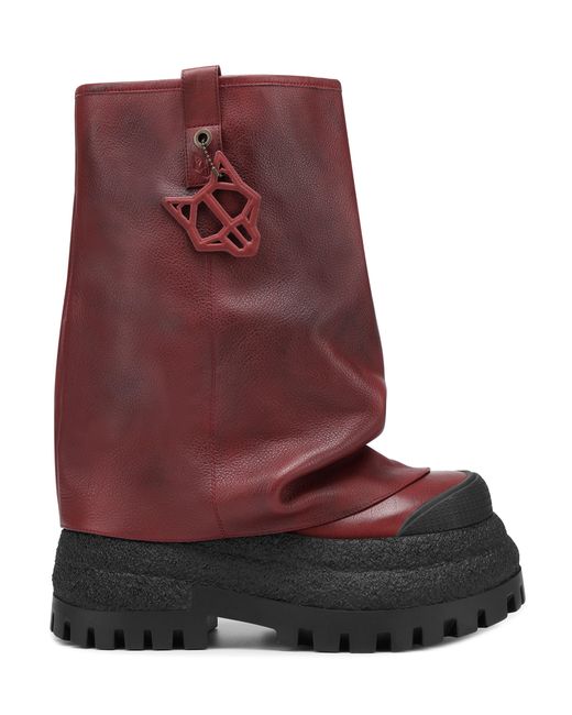 Naked Wolfe Disturb Leather in Red | Lyst