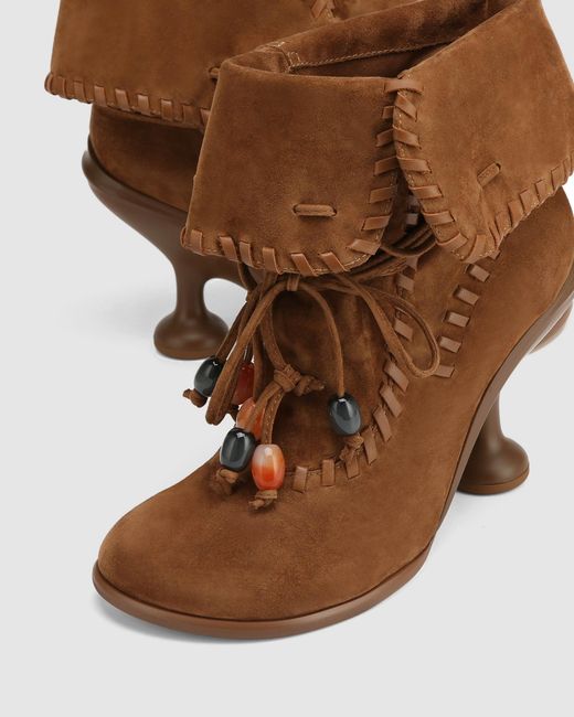 Naked Wolfe Brown Bonnie Tan Suede