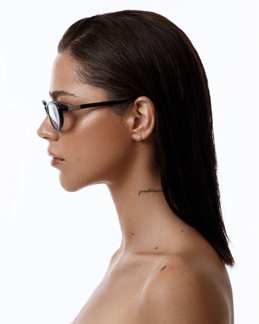 Naked Wolfe Black Alexa/Clear Sunglasses