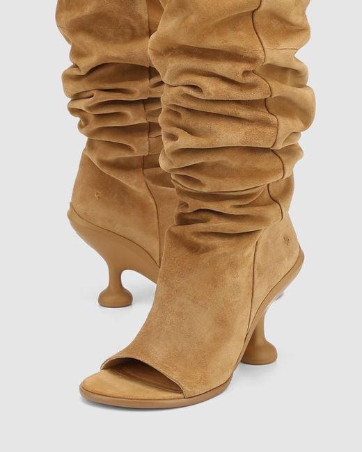 Naked Wolfe Brown Kind Cow Suede Camel