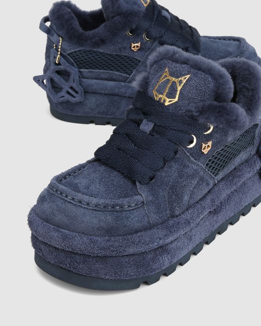 Naked Wolfe Blue Beau Suede