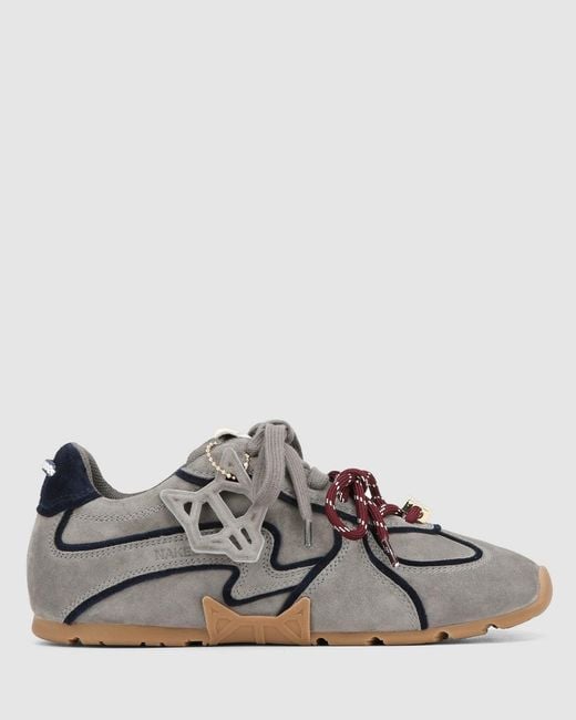Naked Wolfe Gray Adored Suede