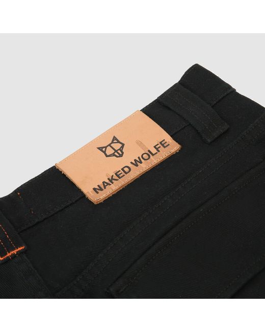 Naked Wolfe Black Baggy Pocket Cargo Pants