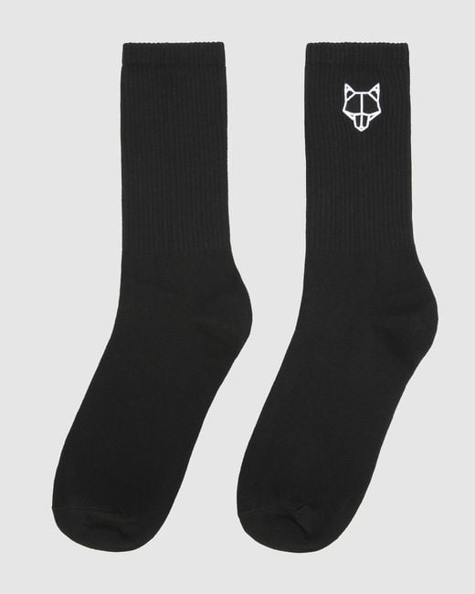 Naked Wolfe Black 3 Pack Crew Socks