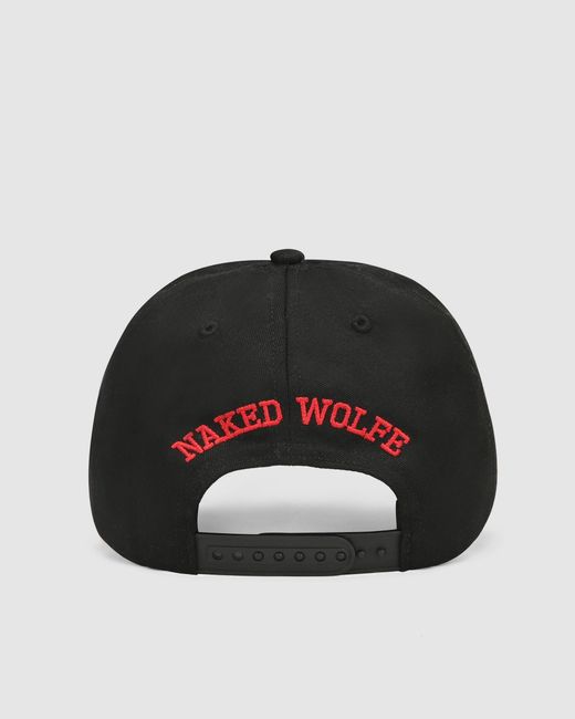 Naked Wolfe Black Varsity Unconstructed Cap