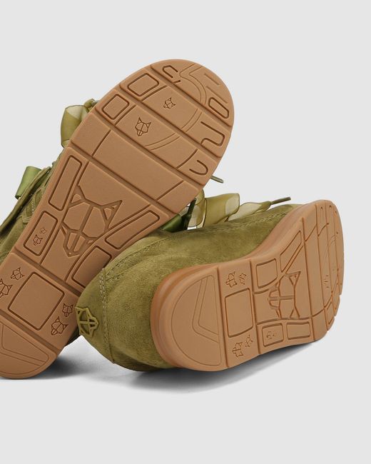 Naked Wolfe Green Expense Suede