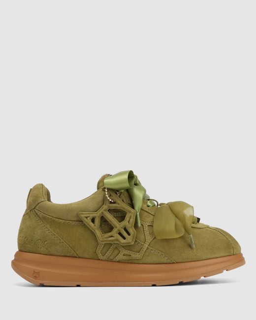 Naked Wolfe Green Expense Suede