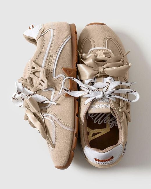 Naked Wolfe Natural Adored Off Suede