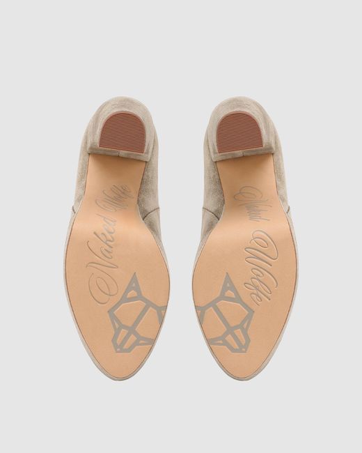 Naked Wolfe Natural Dancer Stone Suede