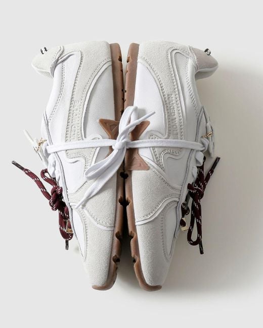 Naked Wolfe White Adored Suede/Leather
