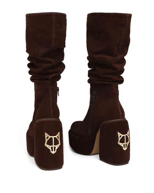 Naked Wolfe Space Cow Suede Brown | Lyst