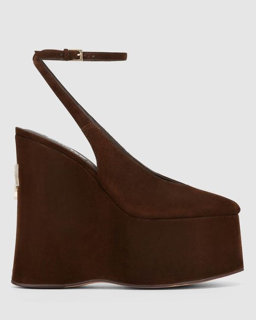 Naked Wolfe Brown Tansy Suede