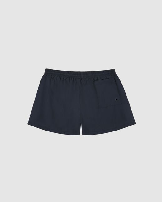 Naked Wolfe Blue Wolfe Head Swim Shorts