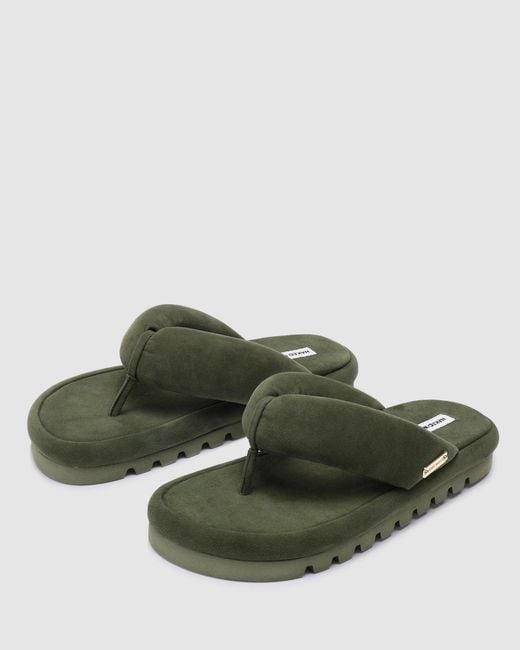 Naked Wolfe Green Hilary Suede