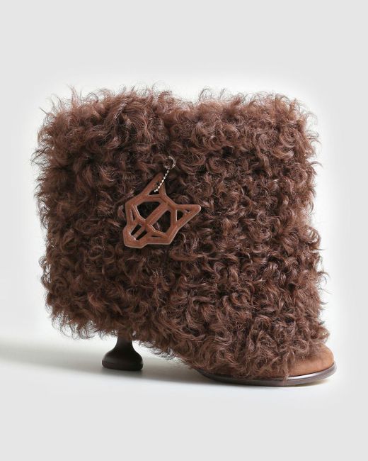 Naked Wolfe Brown Bam Shearling