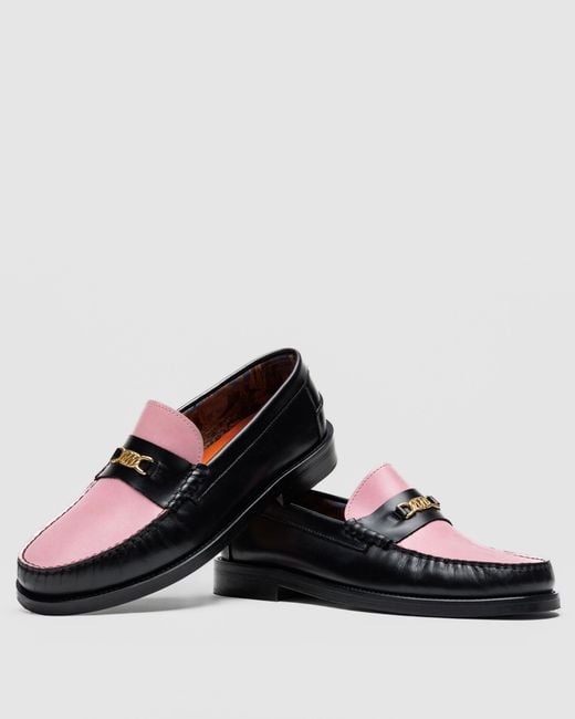 Naked Wolfe Black Snuffed Leather Loafers