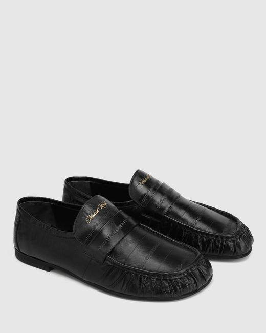 Naked Wolfe Black The Wall Street Loafer