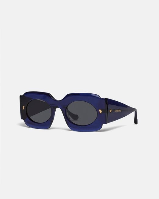 Nanushka Blue Cathi