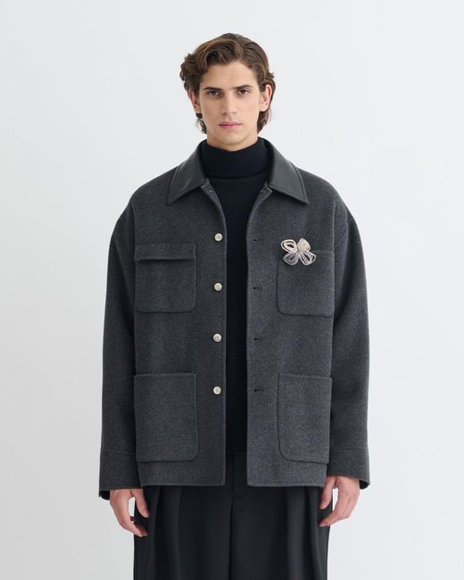 Nanushka Gray Camilo