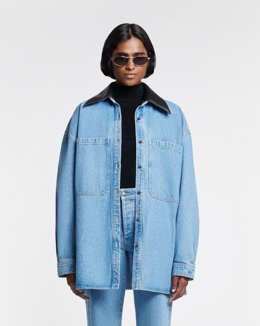 Nanushka Blue Beaux
