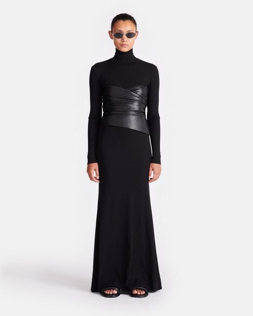Nanushka Black Amabel