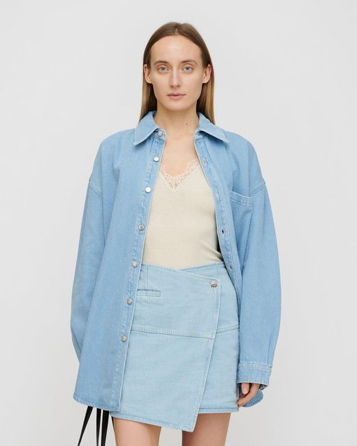 Nanushka Blue Aarna