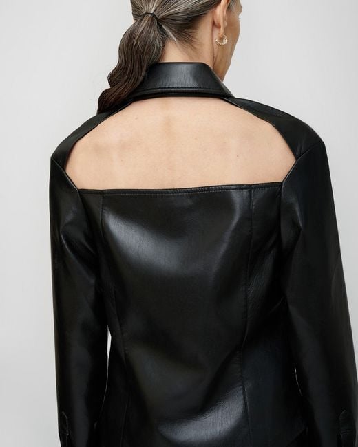 Nanushka Black Izna