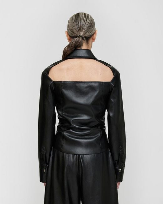 Nanushka Black Izna