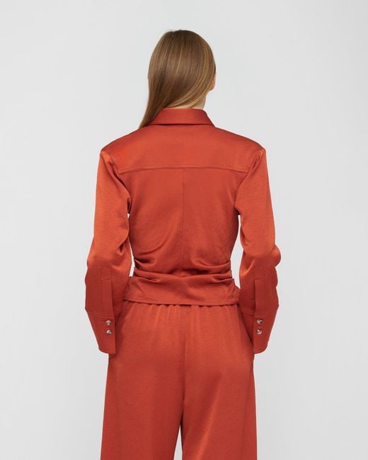 Nanushka Red Estrid