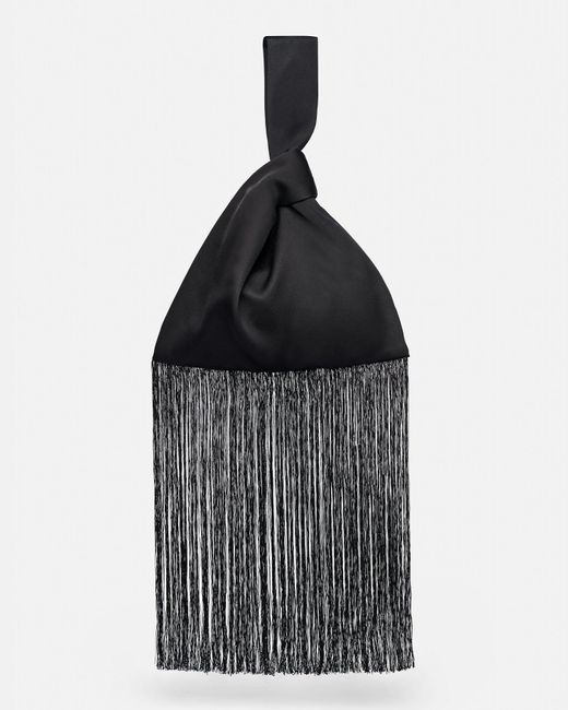 Nanushka Black Jen Fringe