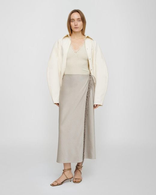 Nanushka White Gargi