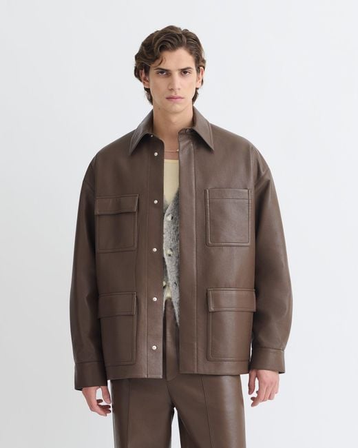 Nanushka Brown Chasin for men