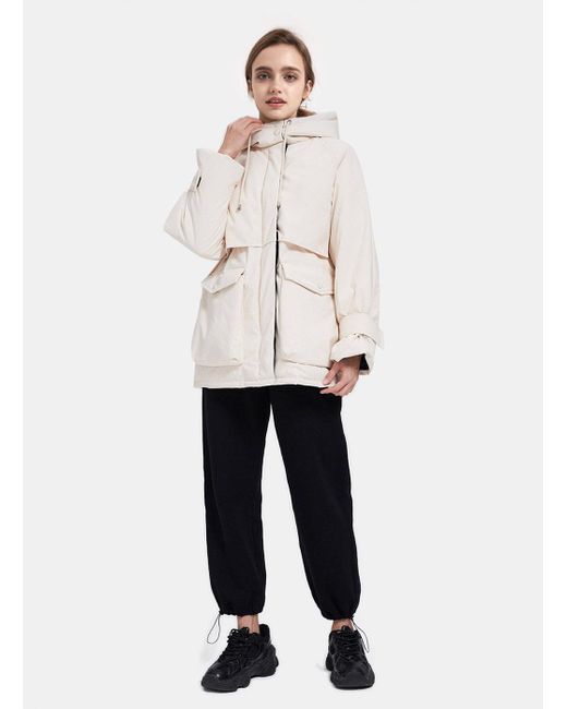 drawstring parka