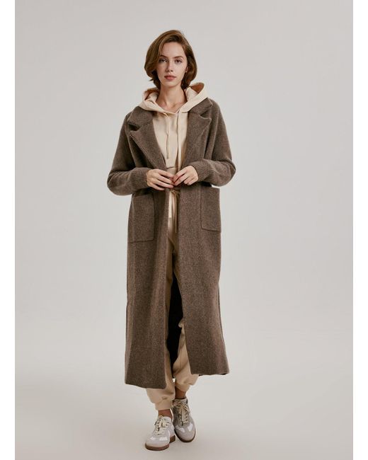 open wool coat