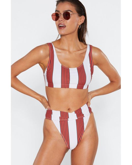 high leg bikini set