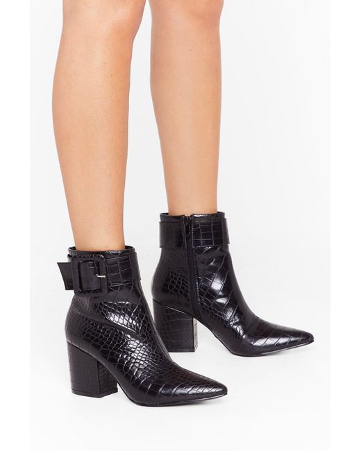 nasty gal croc boots