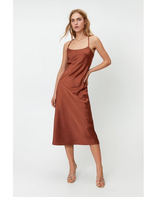 Nasty Gal Sustainable Satin Square Neck 