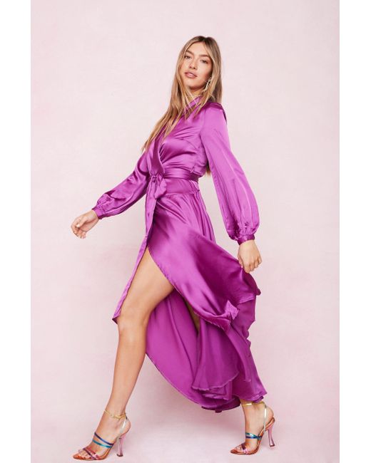 wrap long dress maxi