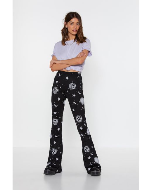galaxy print jeans