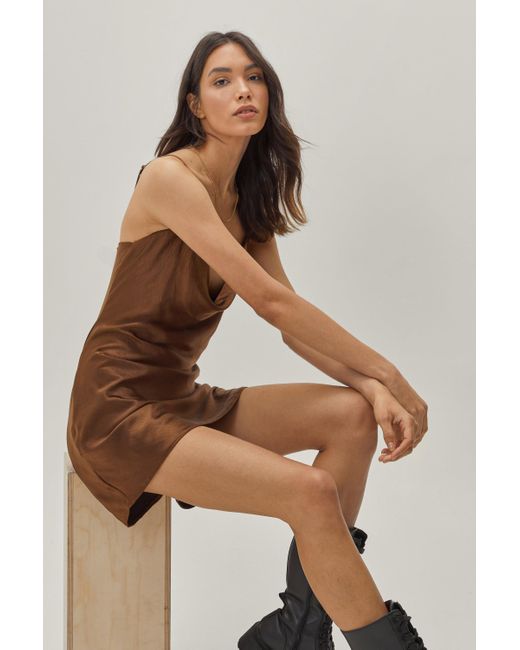 nasty gal cowl neck