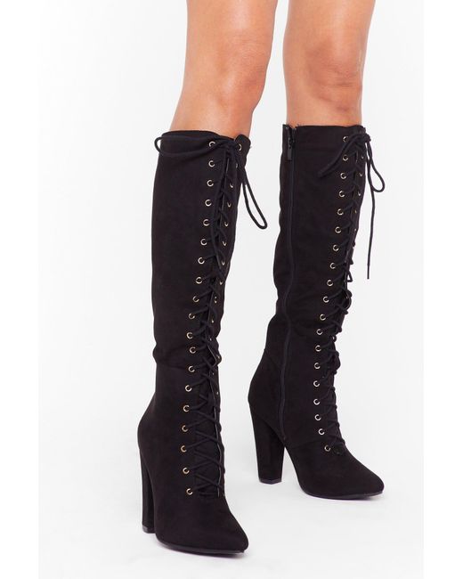 nasty gal high boots