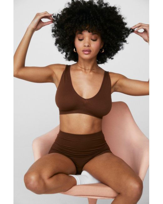 Nasty Gal Synthetic Seamless Bralette 