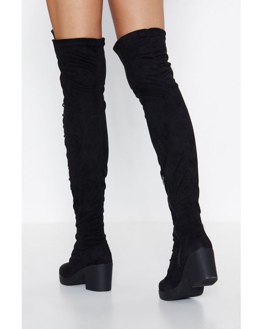 nasty gal high boots