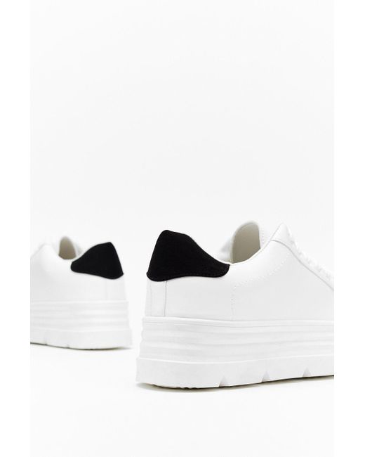 nasty gal white trainers