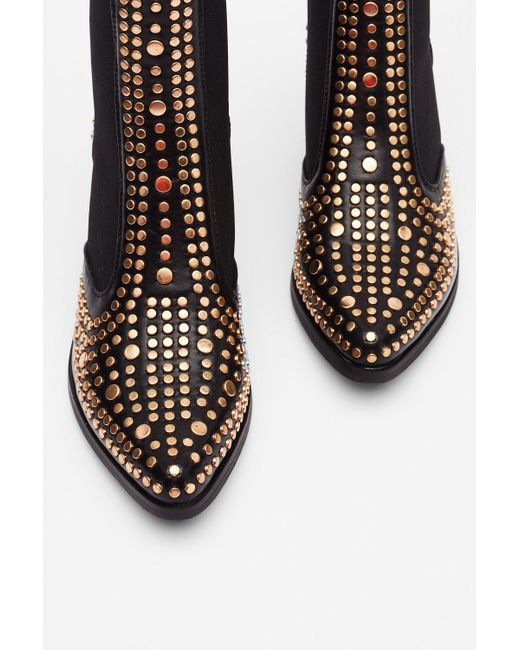 one teaspoon studded chelsea boot
