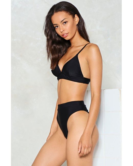 high leg and high waisted bikini